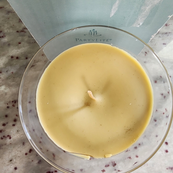 PARTYLITE'S FALL FRUITS SLIM HURRICANE JAR CANDLE - Picture 2 of 3